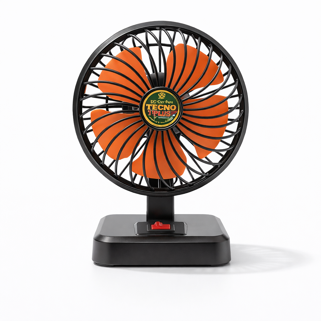 Universal Double-Headed 360° Rotating Car Cooling Fan