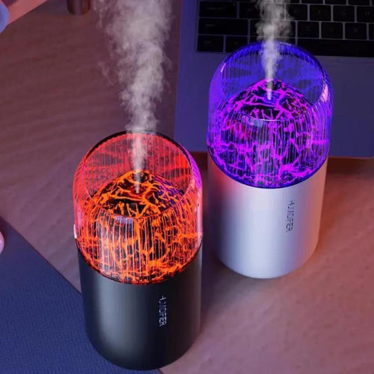 Modern Led Flame Air Humidifier & Diffuser