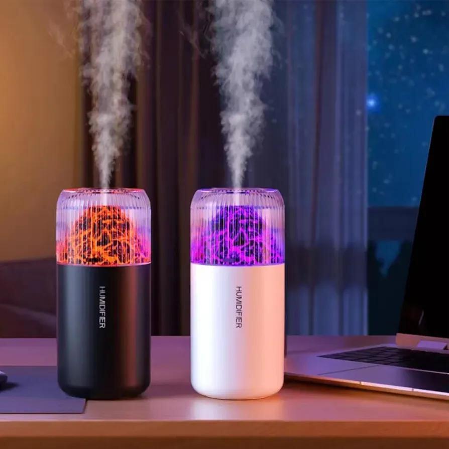 Modern Led Flame Air Humidifier & Diffuser