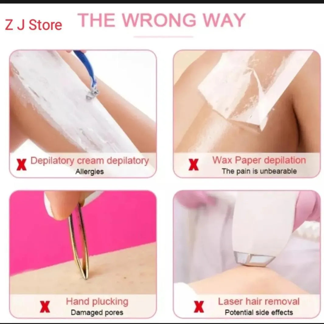 Painless Crystal Hair Eraser & Exfoliator