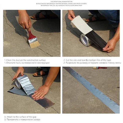 Strong Aluminum Foil Butyl Waterproof Adhesive Tape