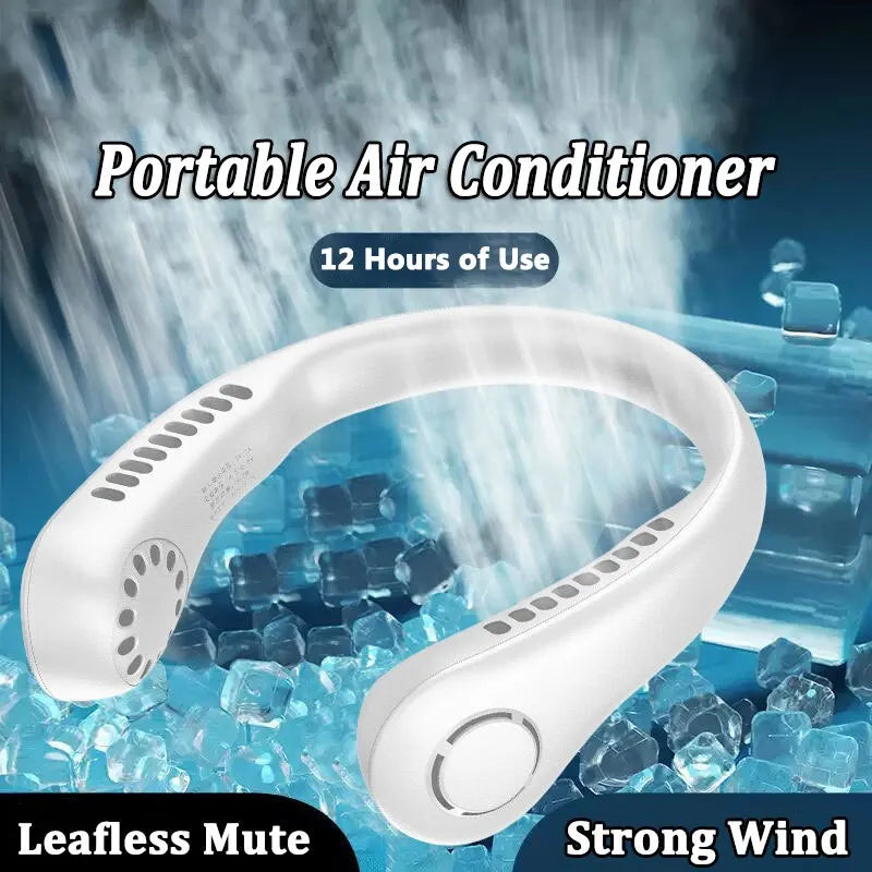Bladeless Portable Hanging Neck Fan