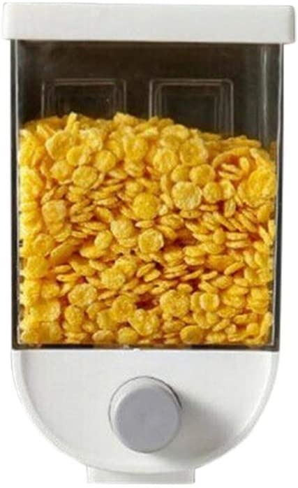 Wall-Mounted Smart Cereal & Pulse Dispenser Storage Box