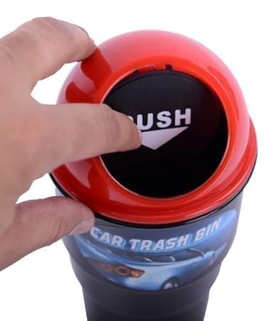 Premium Leak-Proof Portable Car Trash Can Dustbin