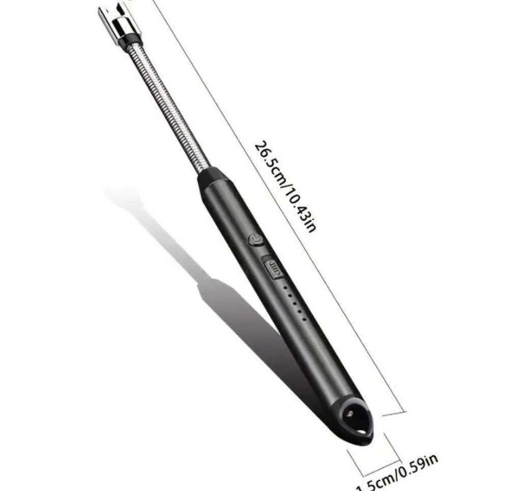 360° Flexible Electric Arc Lighter – USB Rechargeable & Windproof