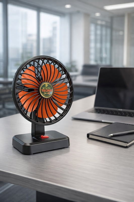 Universal Double-Headed 360° Rotating Car Cooling Fan
