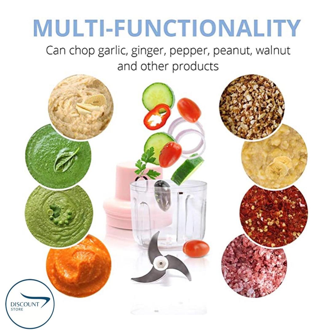 Premium Wireless Electric Vegetable & Food Chopper