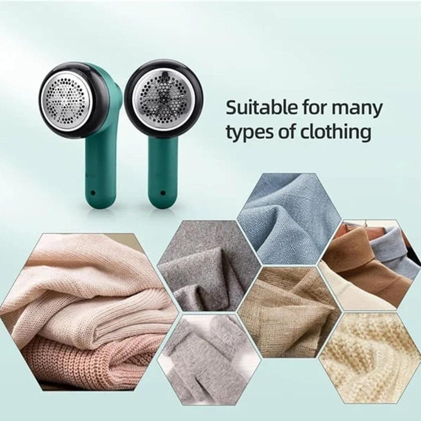 Rechargeable Portable Electric Lint Remover & Fabric Shaver