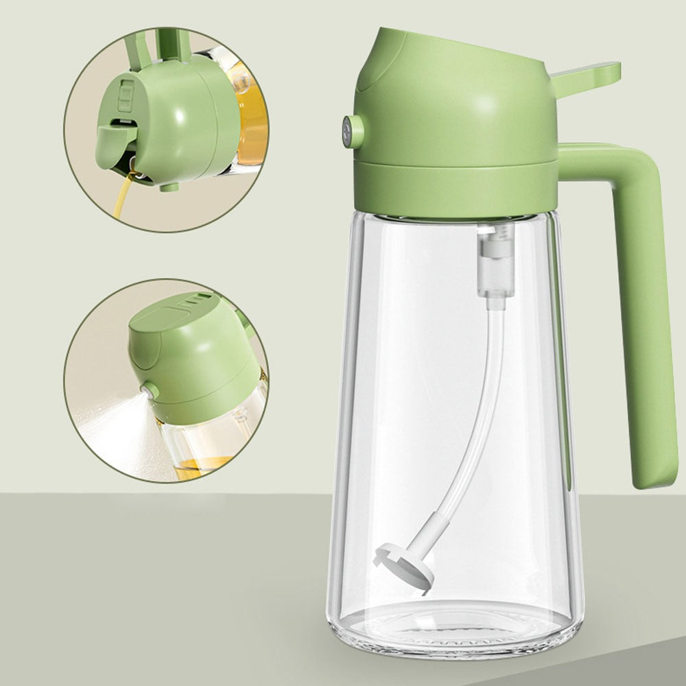 2-in-1 Premium Oil Dispenser & Spray Bottle