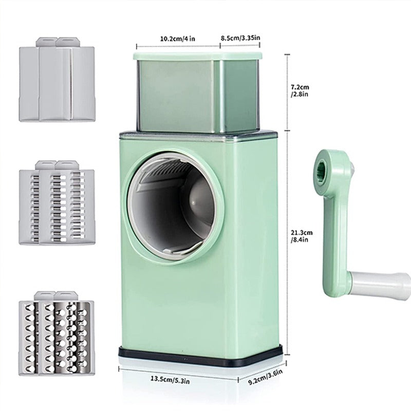 4-in-1 Tabletop Mechanical Vegetable Slicer & Cutter