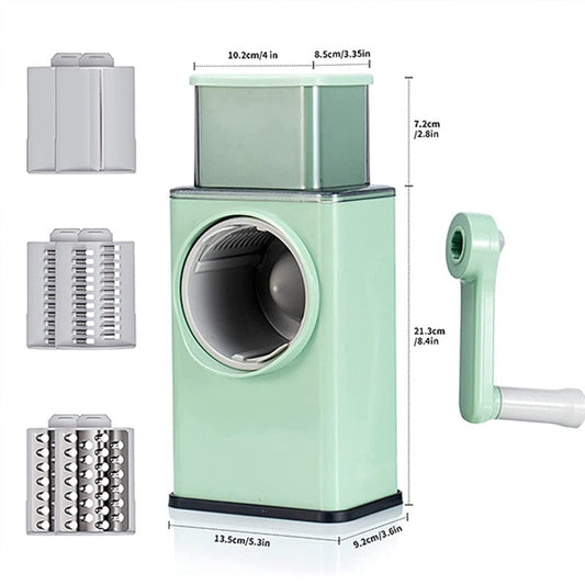 4-in-1 Tabletop Mechanical Vegetable Slicer & Cutter