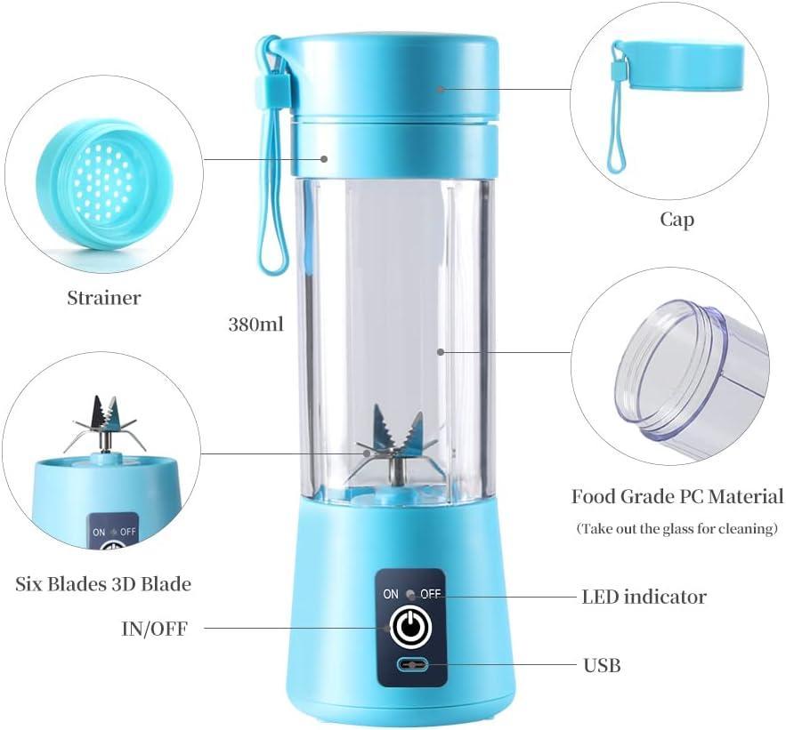 Wireless Portable Electric Juicer & Smoothie Blender