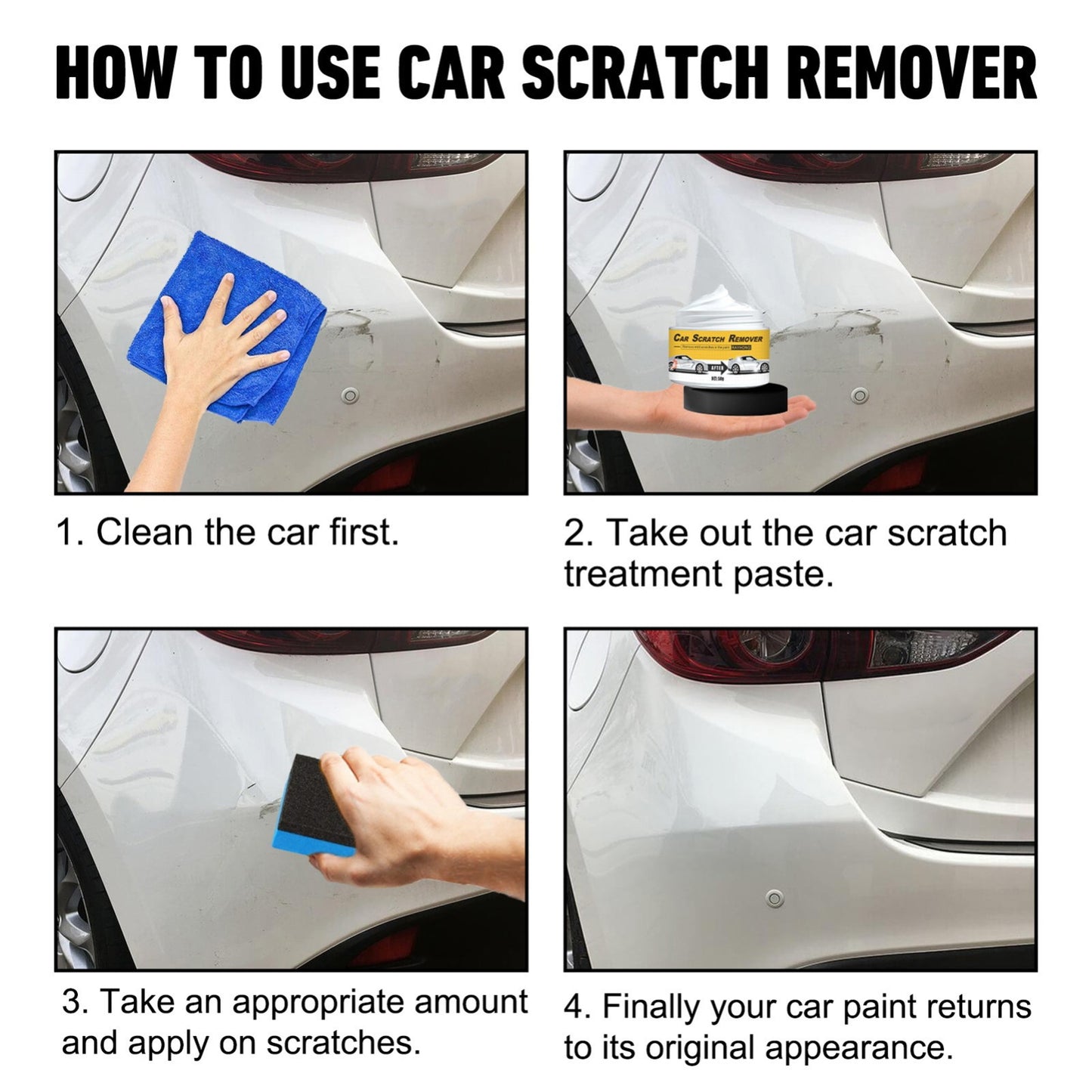 Premum Car & bike Scratch Repair Wax Set
