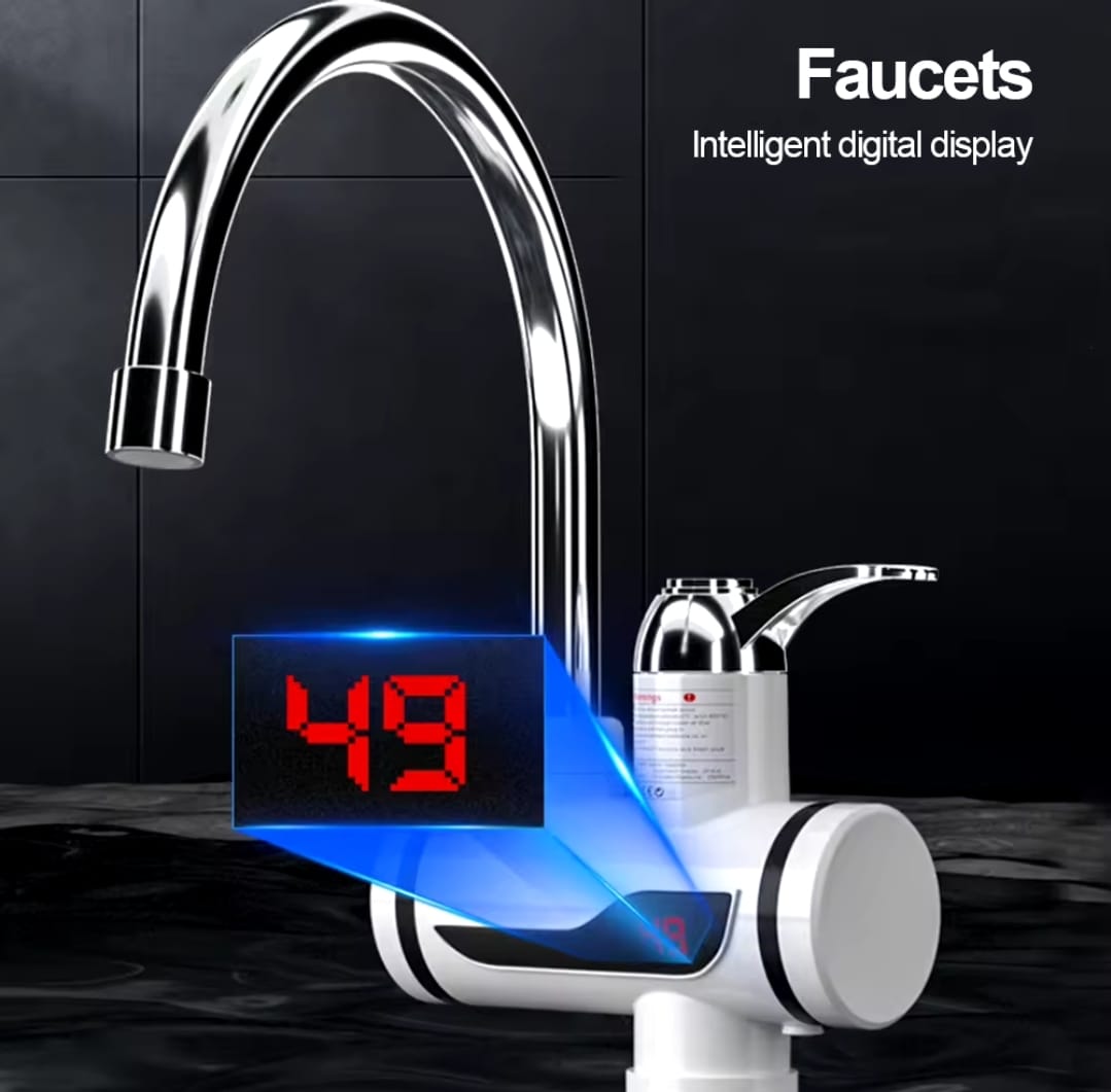 Instant Electric Heating Water Tap Faucet with Digital Display