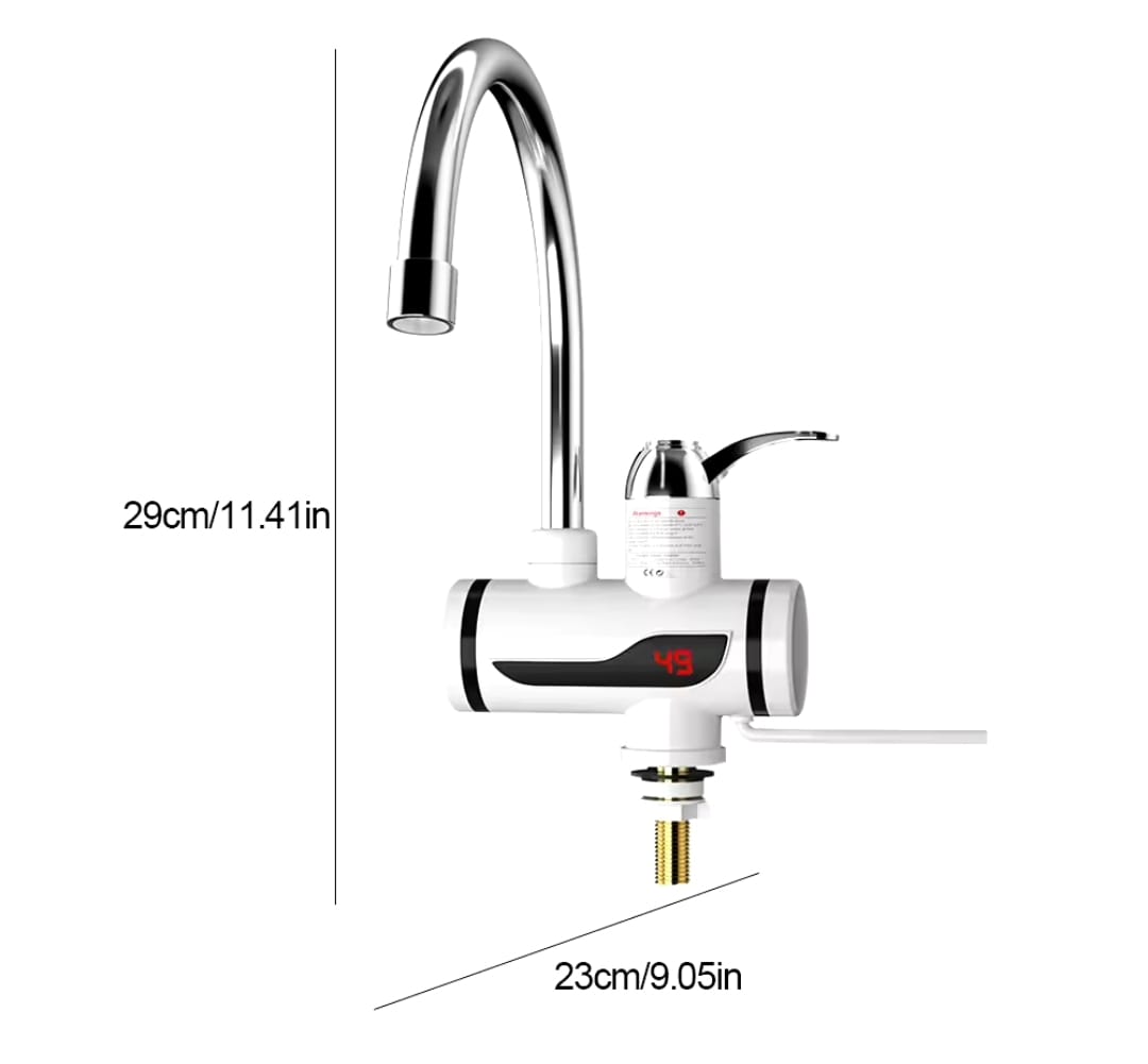 Instant Electric Heating Water Tap Faucet with Digital Display