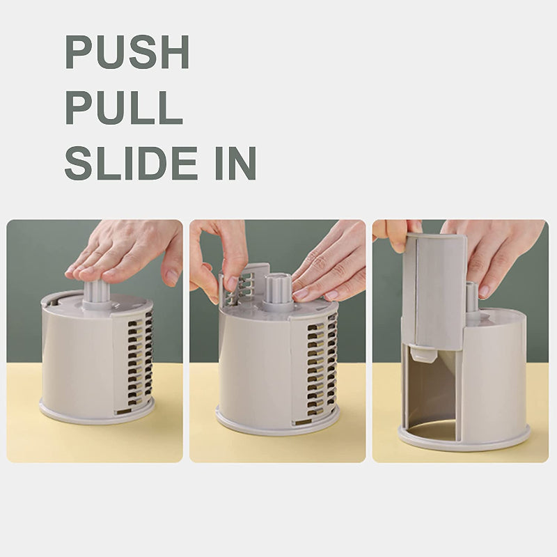4-in-1 Tabletop Mechanical Vegetable Slicer & Cutter