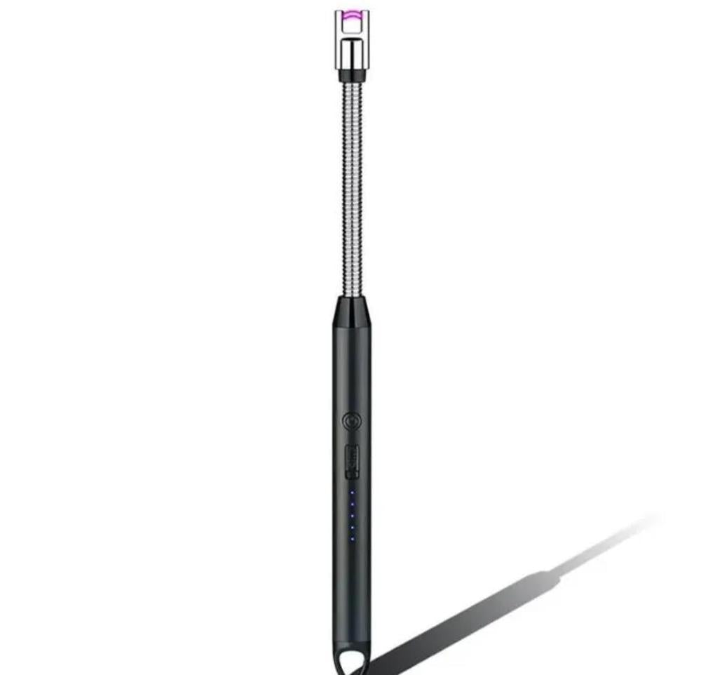 360° Flexible Electric Arc Lighter – USB Rechargeable & Windproof