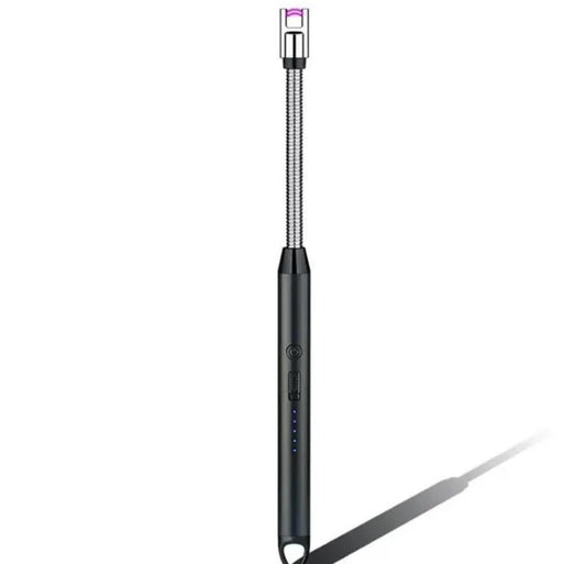360° Flexible Electric Arc Lighter – USB Rechargeable & Windproof
